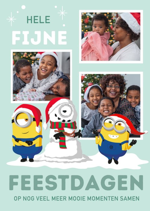 Minions | Kerstkaart | Met fotos