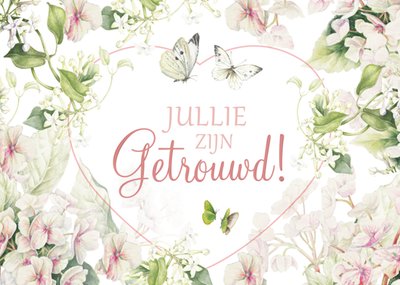 Janneke Brinkman | Huwelijkskaart | Jullie zijn getrouwd