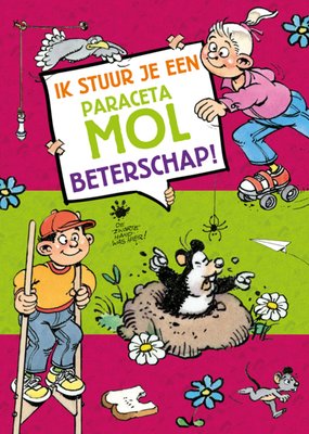 Jan van Haasteren Junior | Beterschapskaart | Ik stuur je een paracetamol