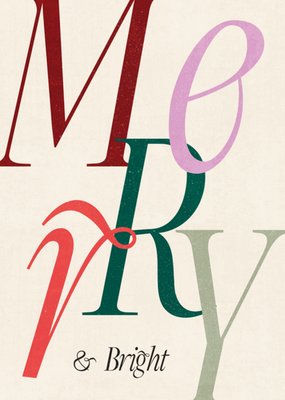 Melolelo | Kerstkaart | Merry and Bright