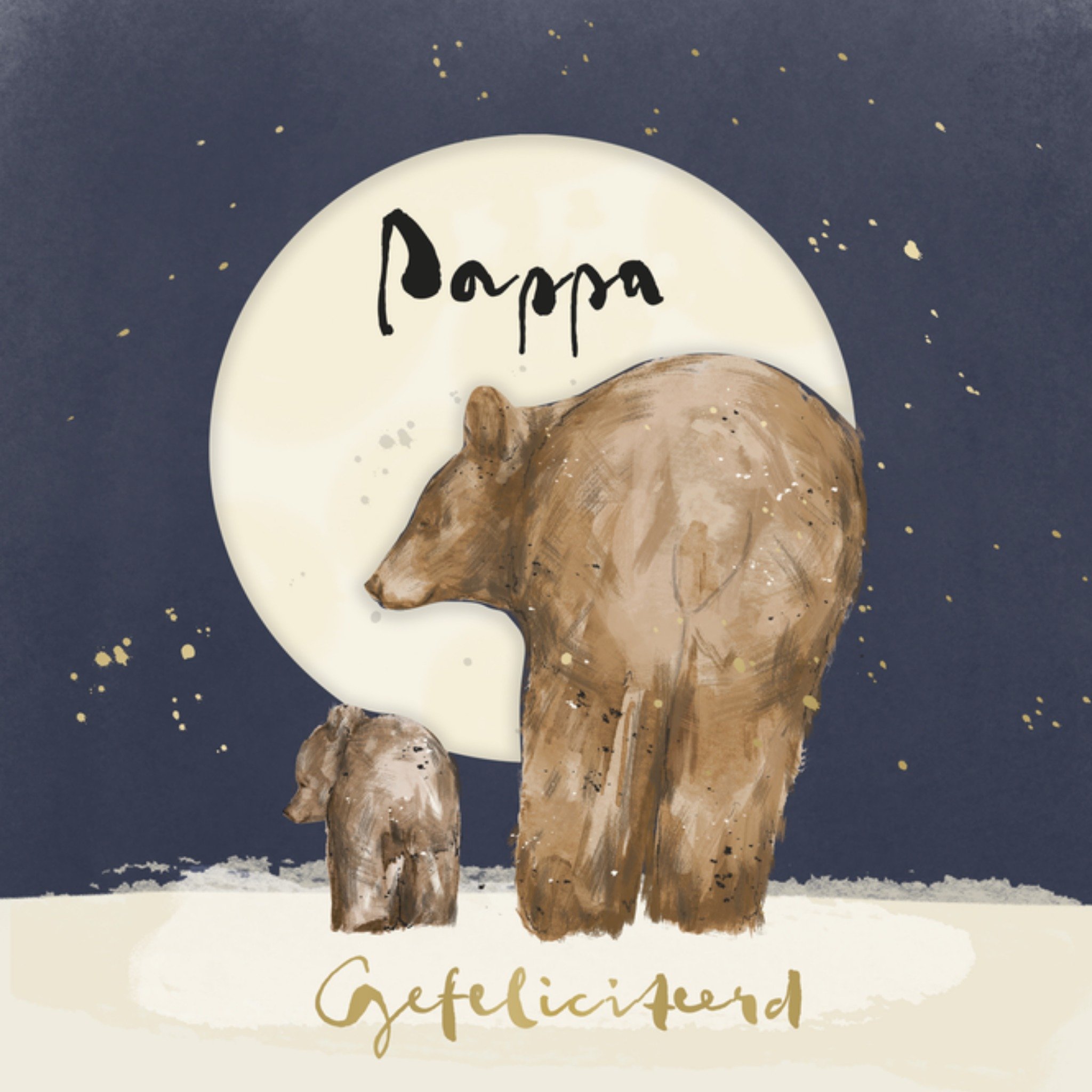 Verjaardagskaart Beren Vierkante Kaart UK Greetings