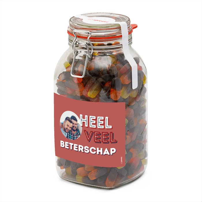 Redband | Snoeppot Dropfruit | 1,9 kg | Beterschap met eigen foto