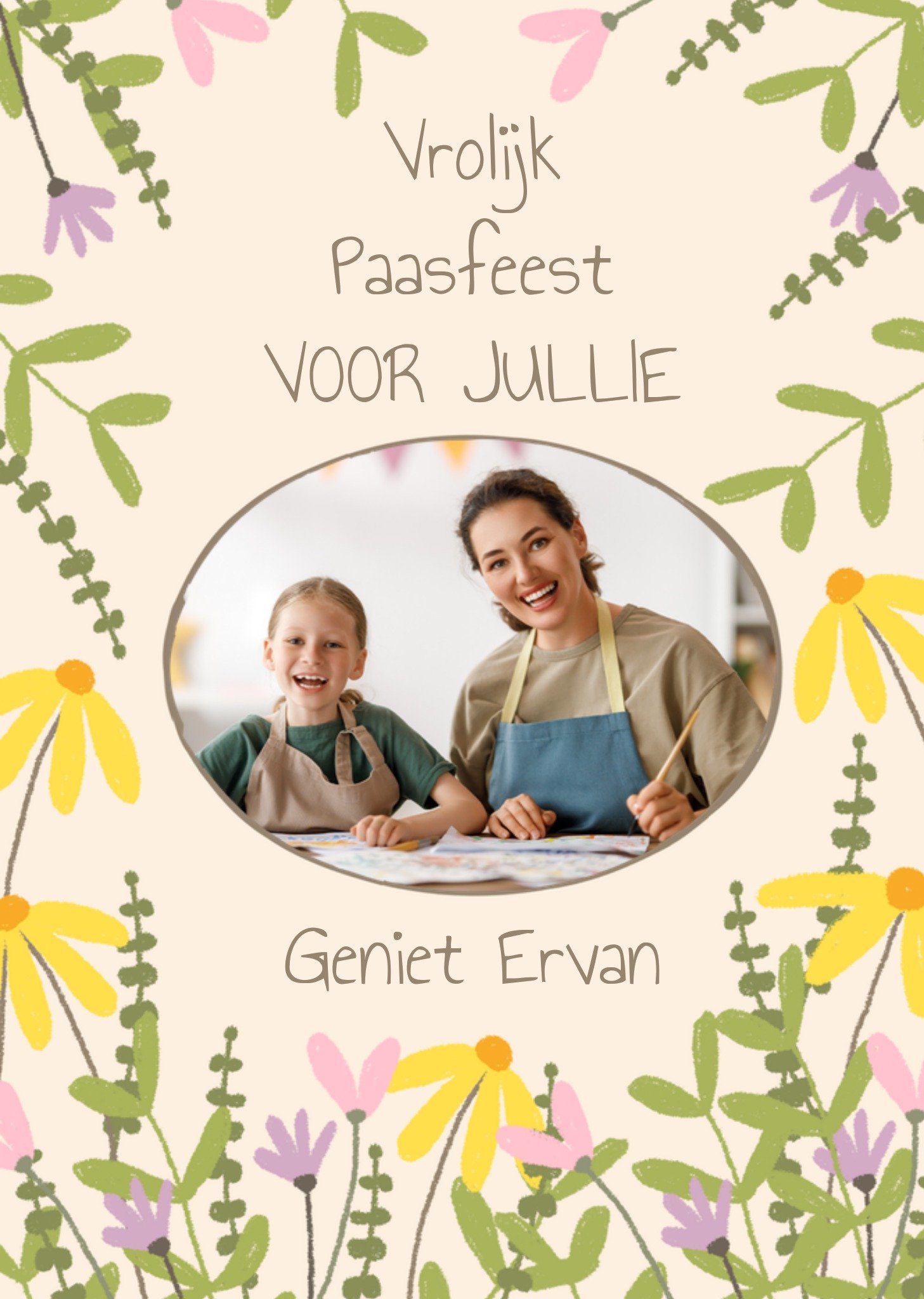 Paaskaart Vrolijk Paasfeest Met foto Kaart Greetz