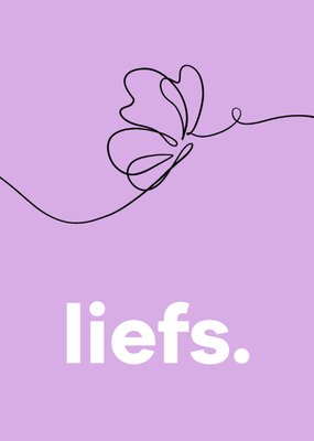 Greetz | Denken aan kaart | liefs