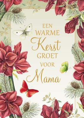 Janneke Brinkman | Kerstkaart | Een warme kerstgroet voor mama