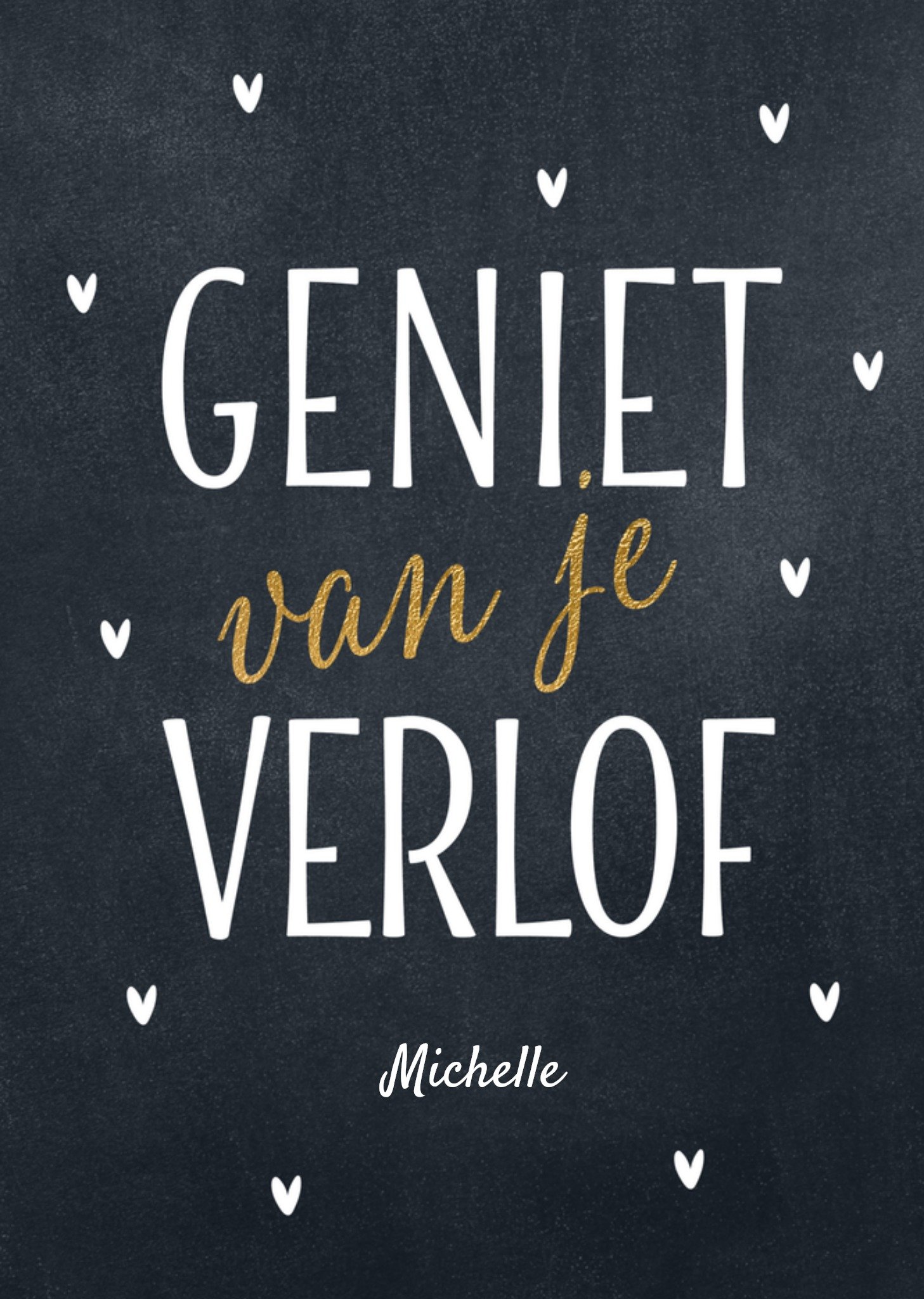 Zwangerschapskaart met aanpasbare naam Kaart Luckz