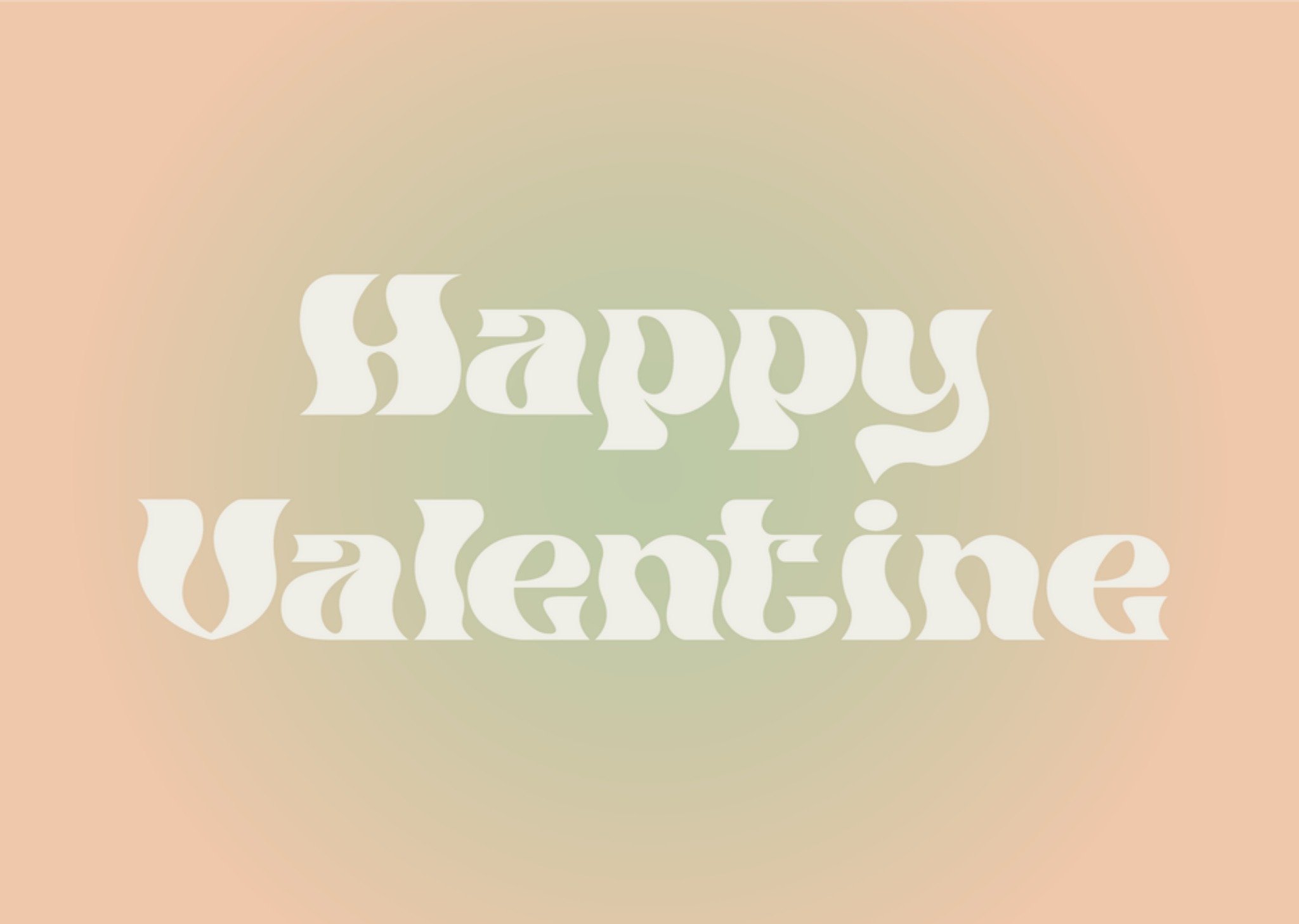 Greetz Valentijnskaart Typografisch Standard Card
