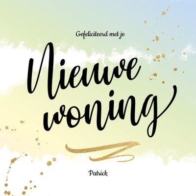 Nieuwe woning | Luckz | Felicitatie