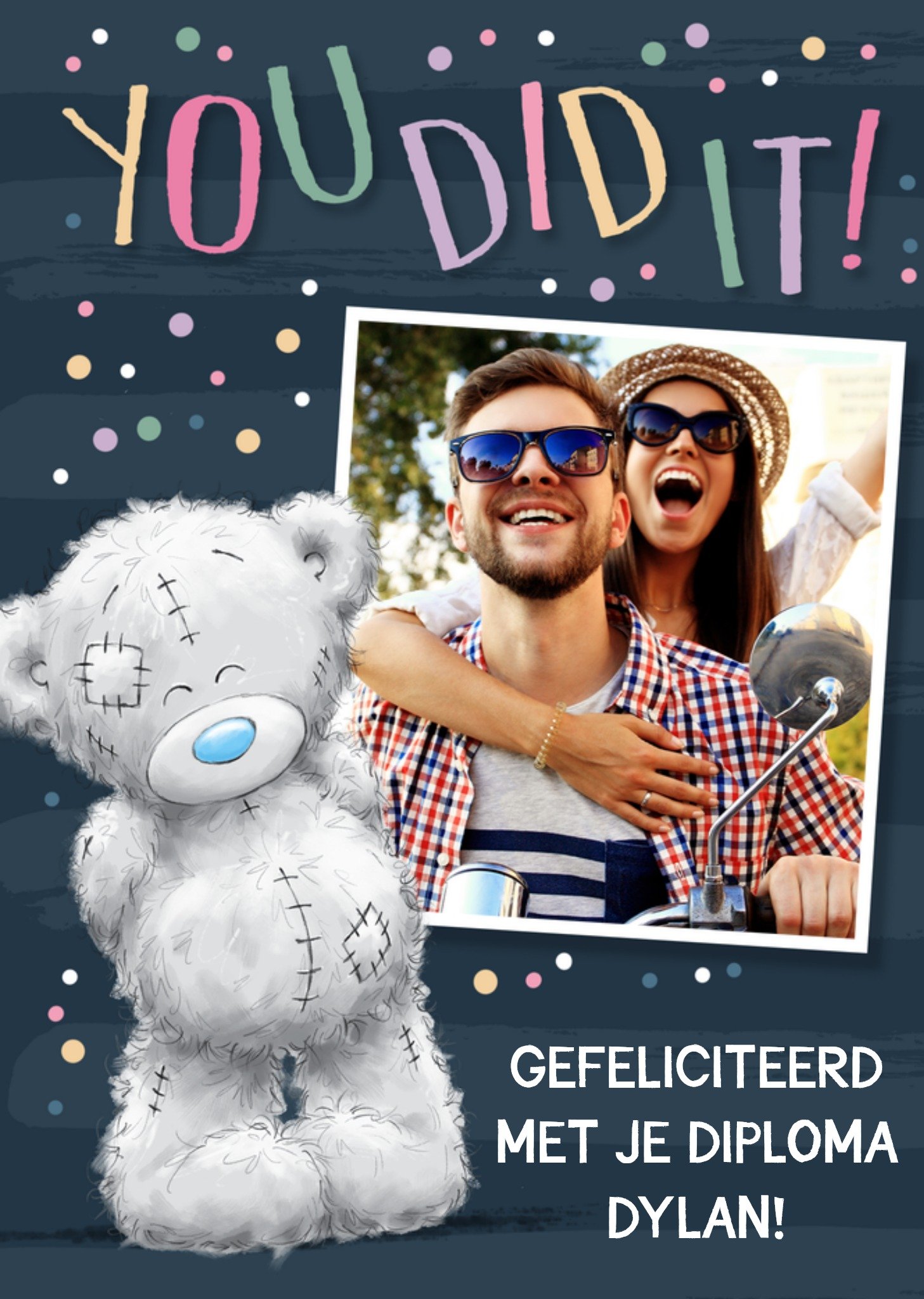 Geslaagd kaart Tatty Teddy Diploma Kaart Me to You