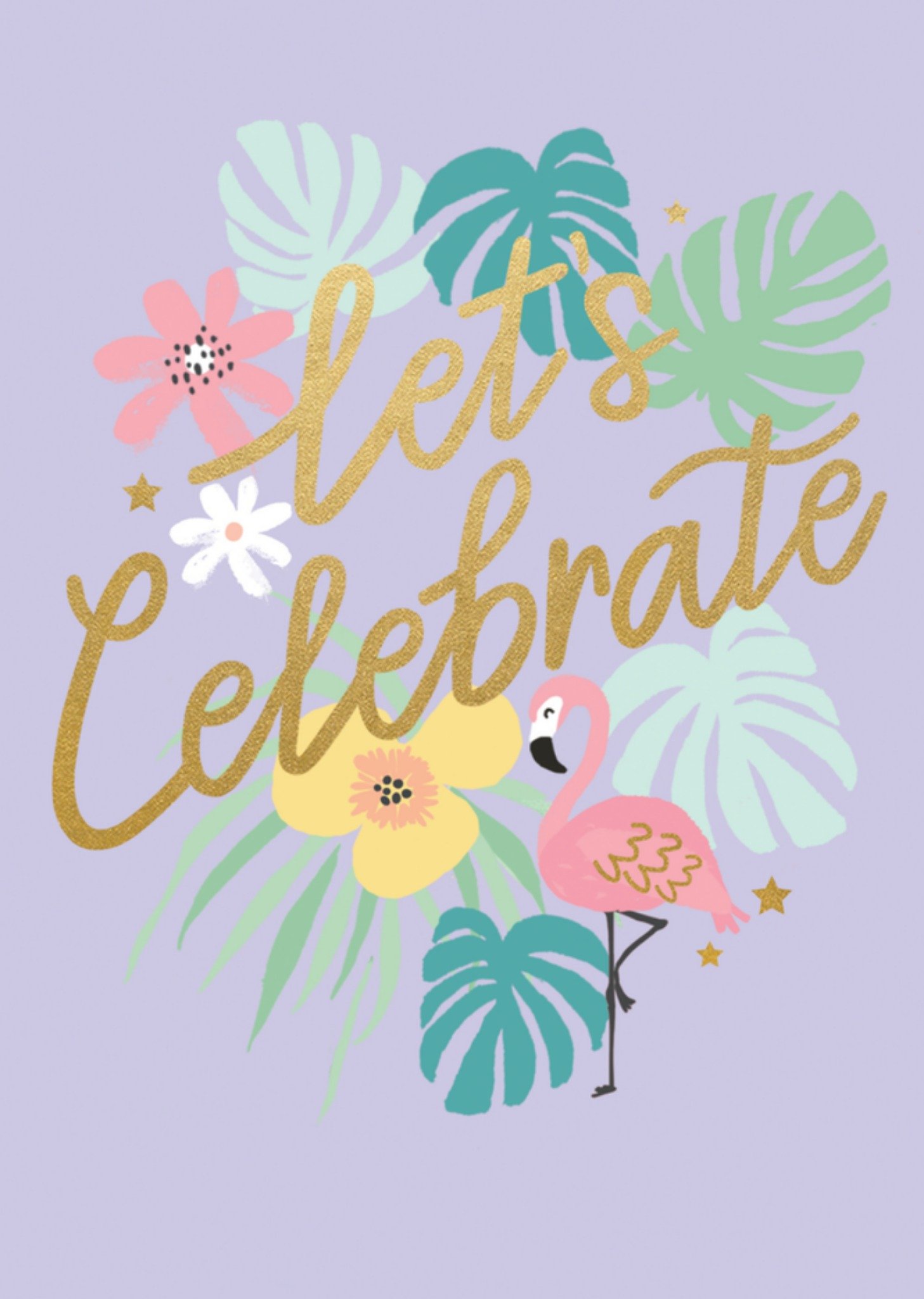 Verjaardagskaart flamingo Kaart Sadler Jones