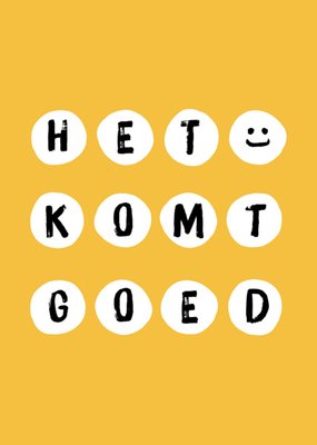 Greetz | Denken aan kaart | het komt goed