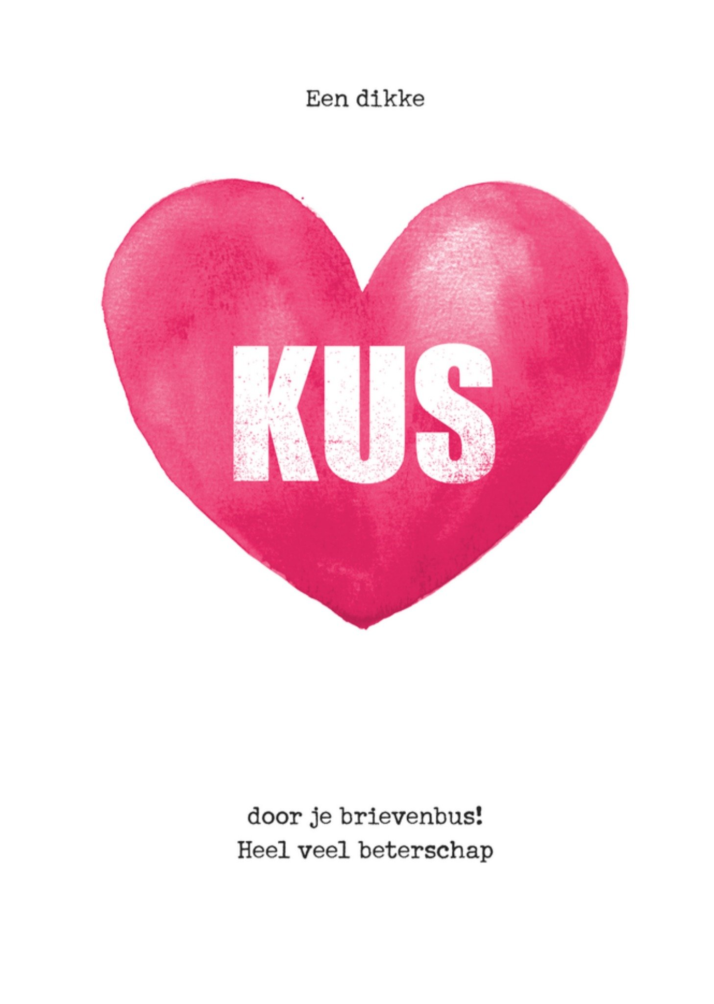 Beterschapskaart Kus Kaart Bright Spot