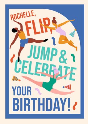 Greetz | Verjaardagskaart | Jump and celebrate