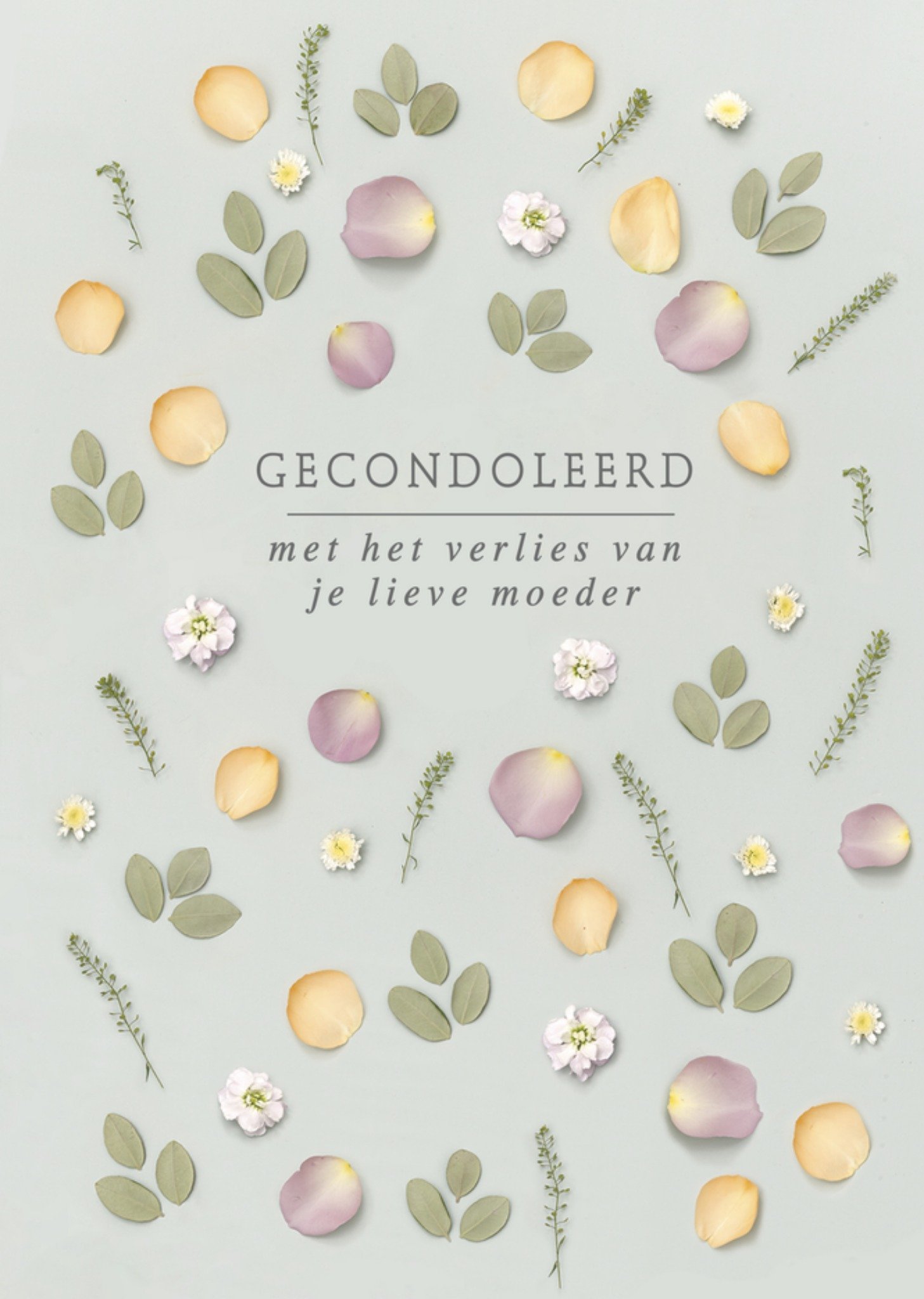 Condoleancekaart Gecondoleerd met je lieve moeder Kaart UK Greetings