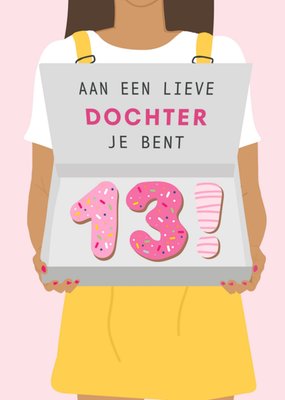 Greetz | Verjaardagskaart | donuts lieve dochter