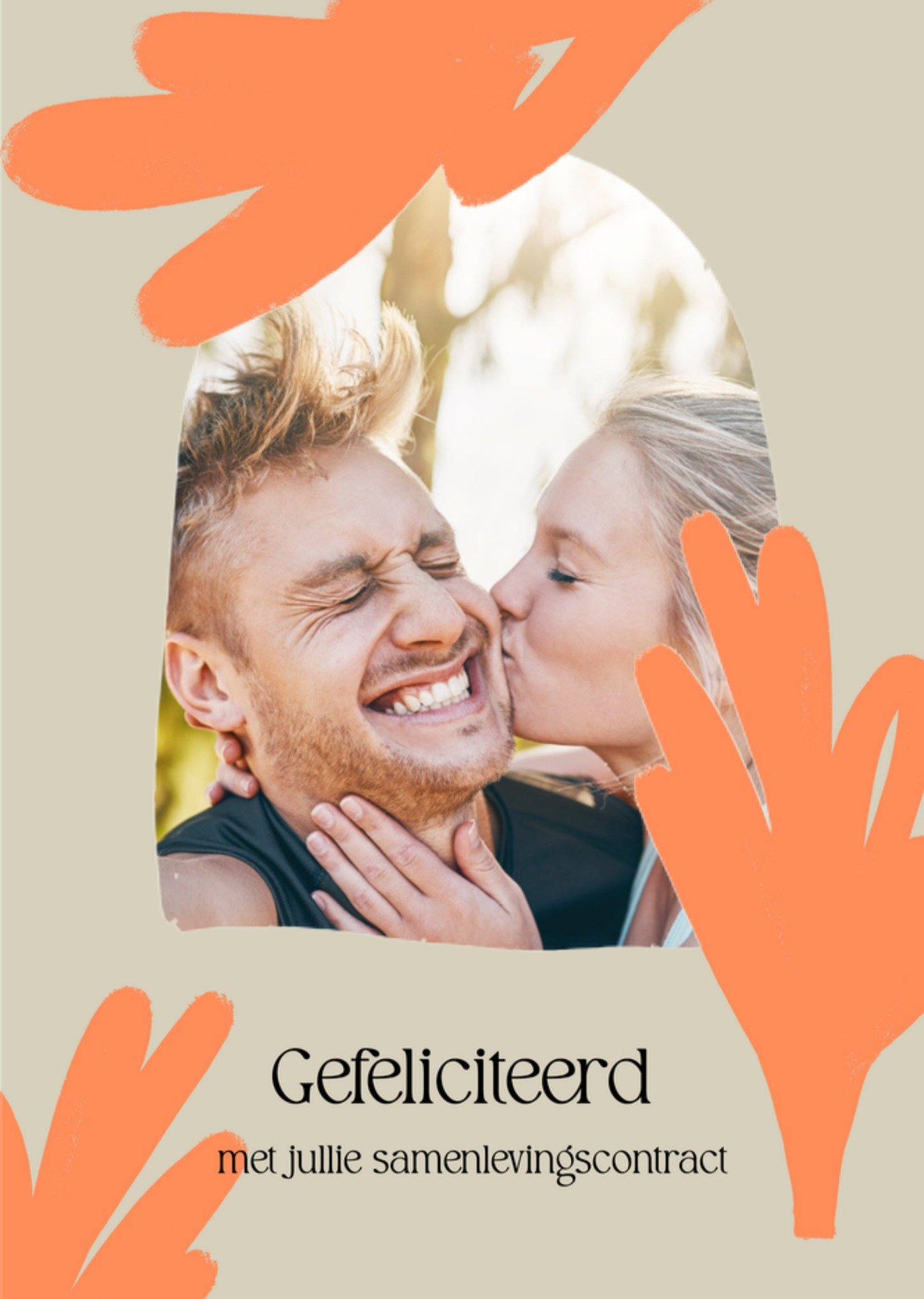 Greetz Huwelijkskaart Samenlevingscontract Gefeliciteerd Standard Card