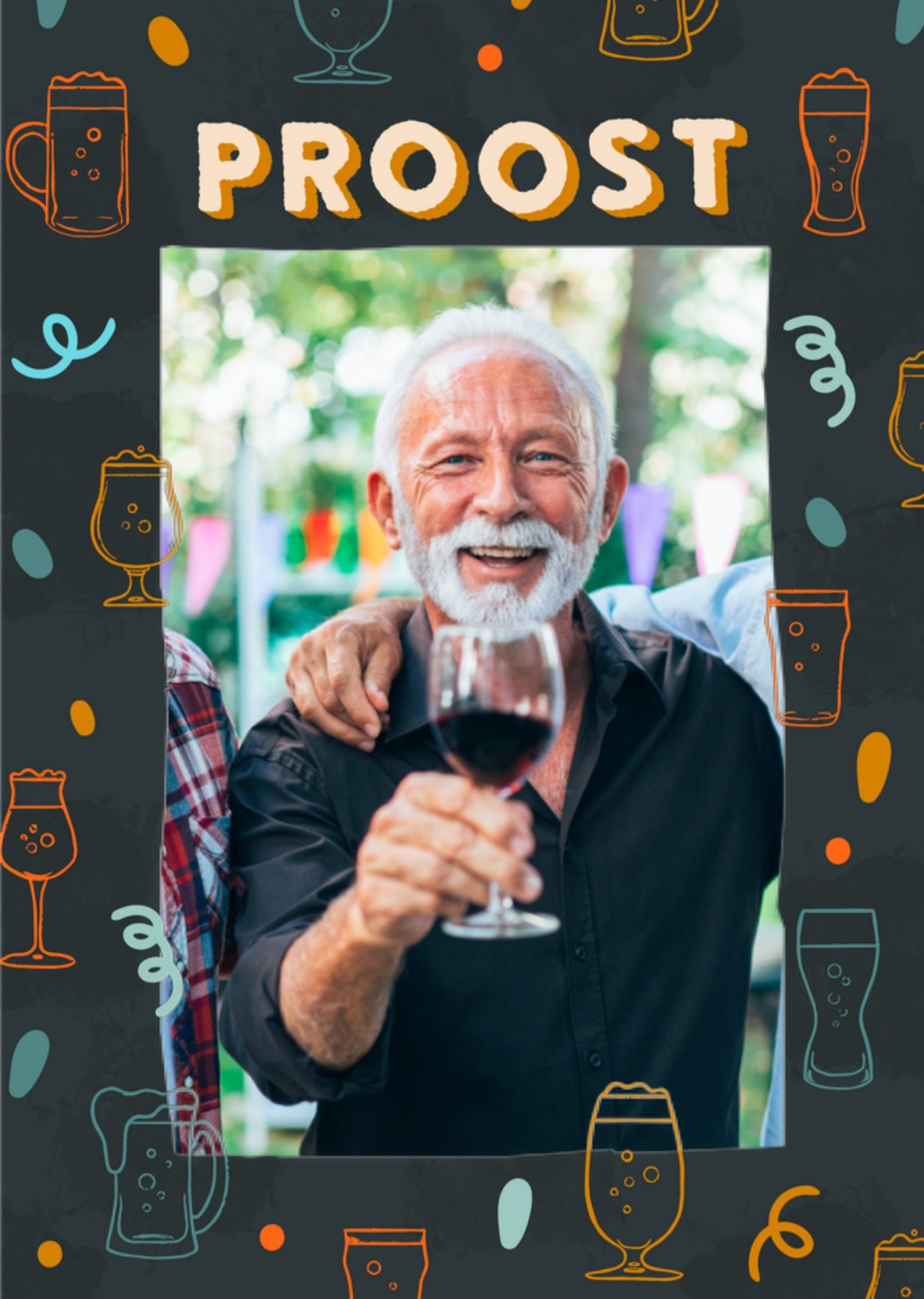 Verjaardagskaart Met foto Proost Greetz