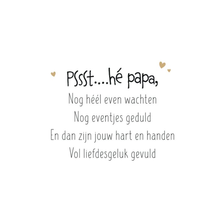 Kleine Twinkeltjes | Geboortekaart | Papa