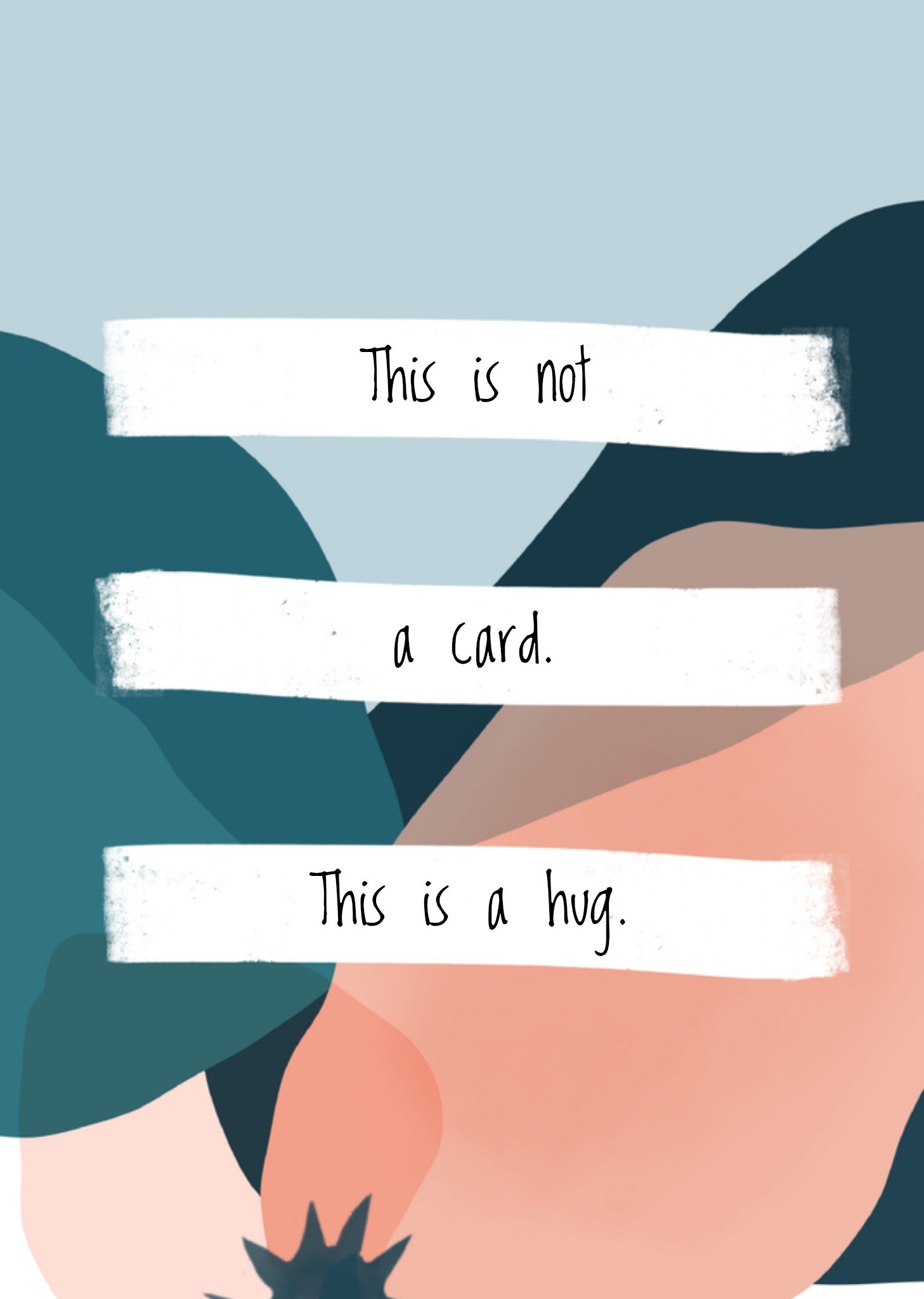 Denken aan kaart Tekst Greetz