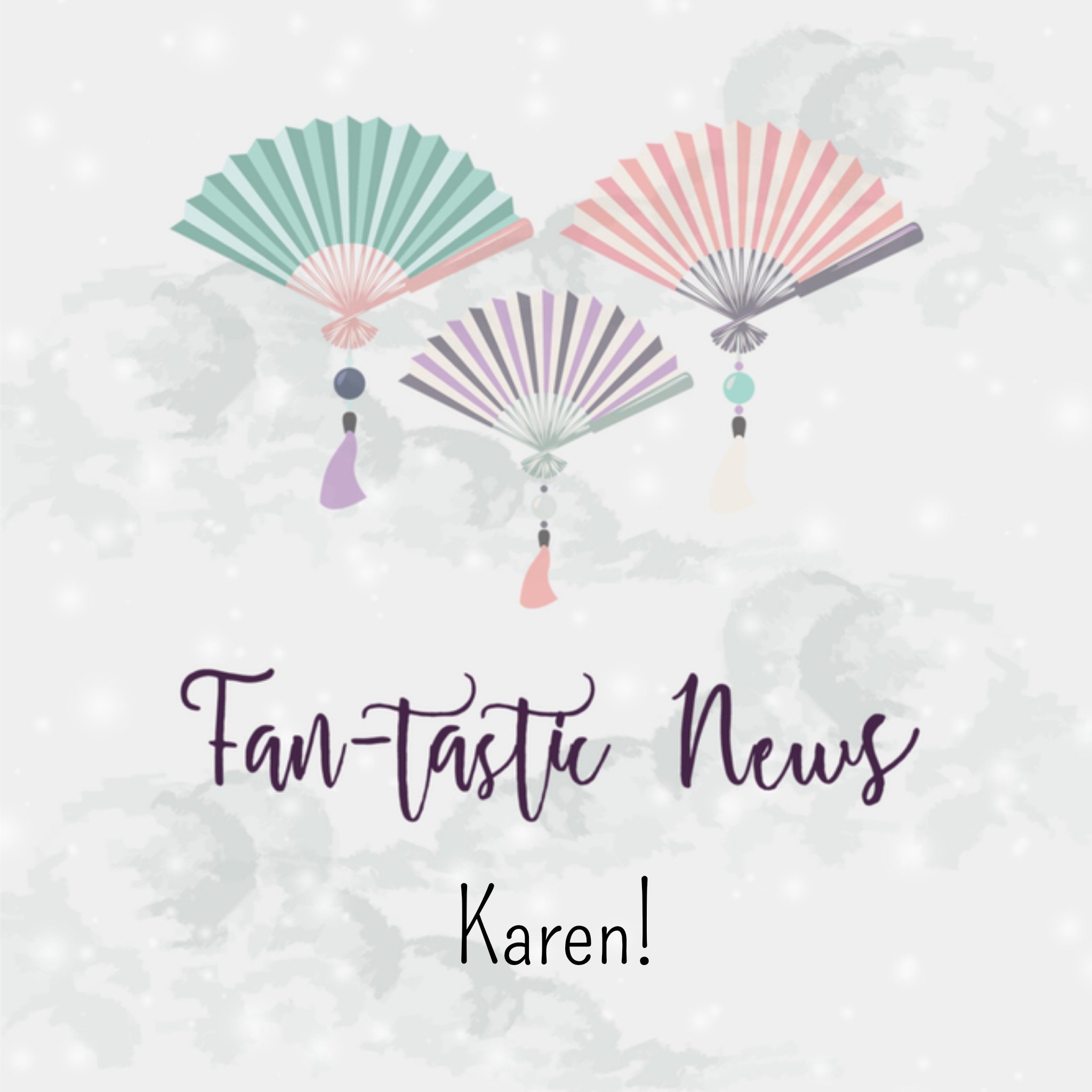 Greetz Felicitatiekaart met aanpasbare naam Vierkant