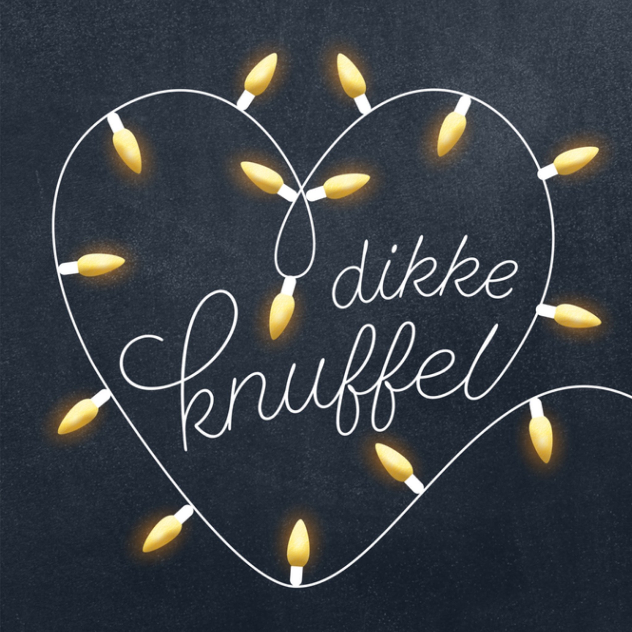 Kerstkaart Kerstlampjes Luckz