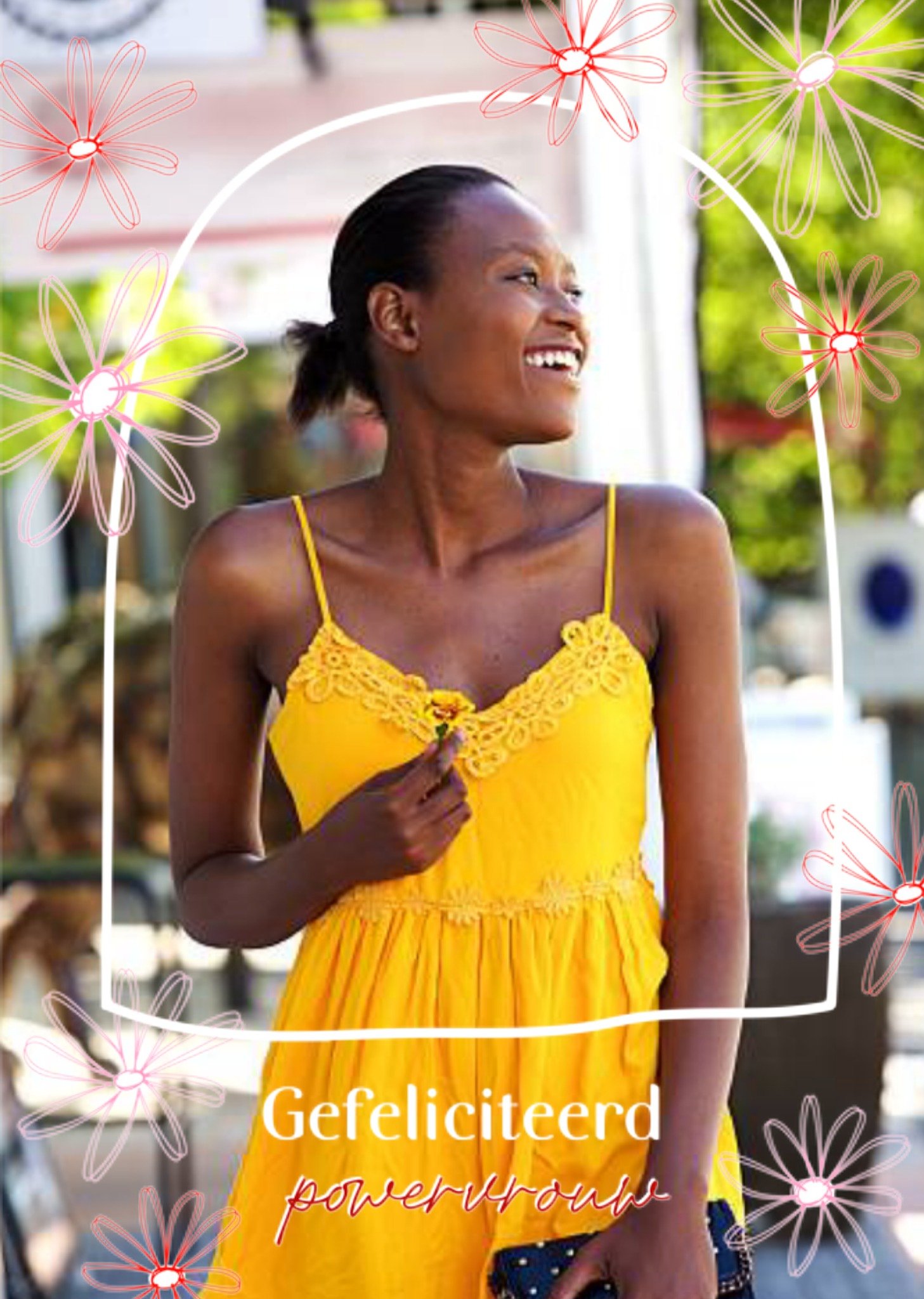 Verjaardagskaart Met fotos Gefeliciteerd Powervrouw Kaart Greetz