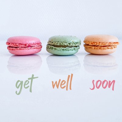 Photoflash | Beterschapkaart | macarons