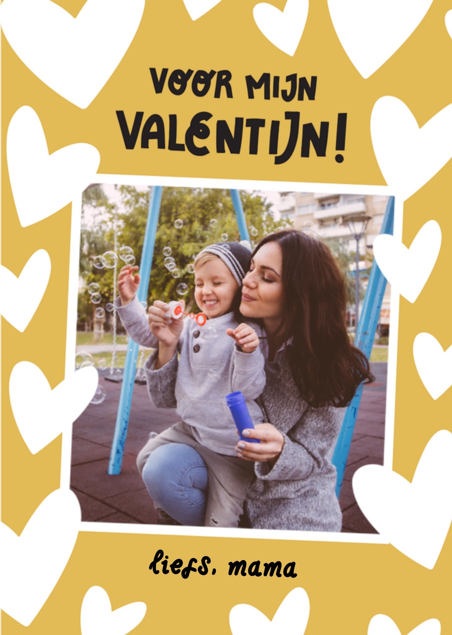 Valentijnskaart Zoon fotokaart Greetz