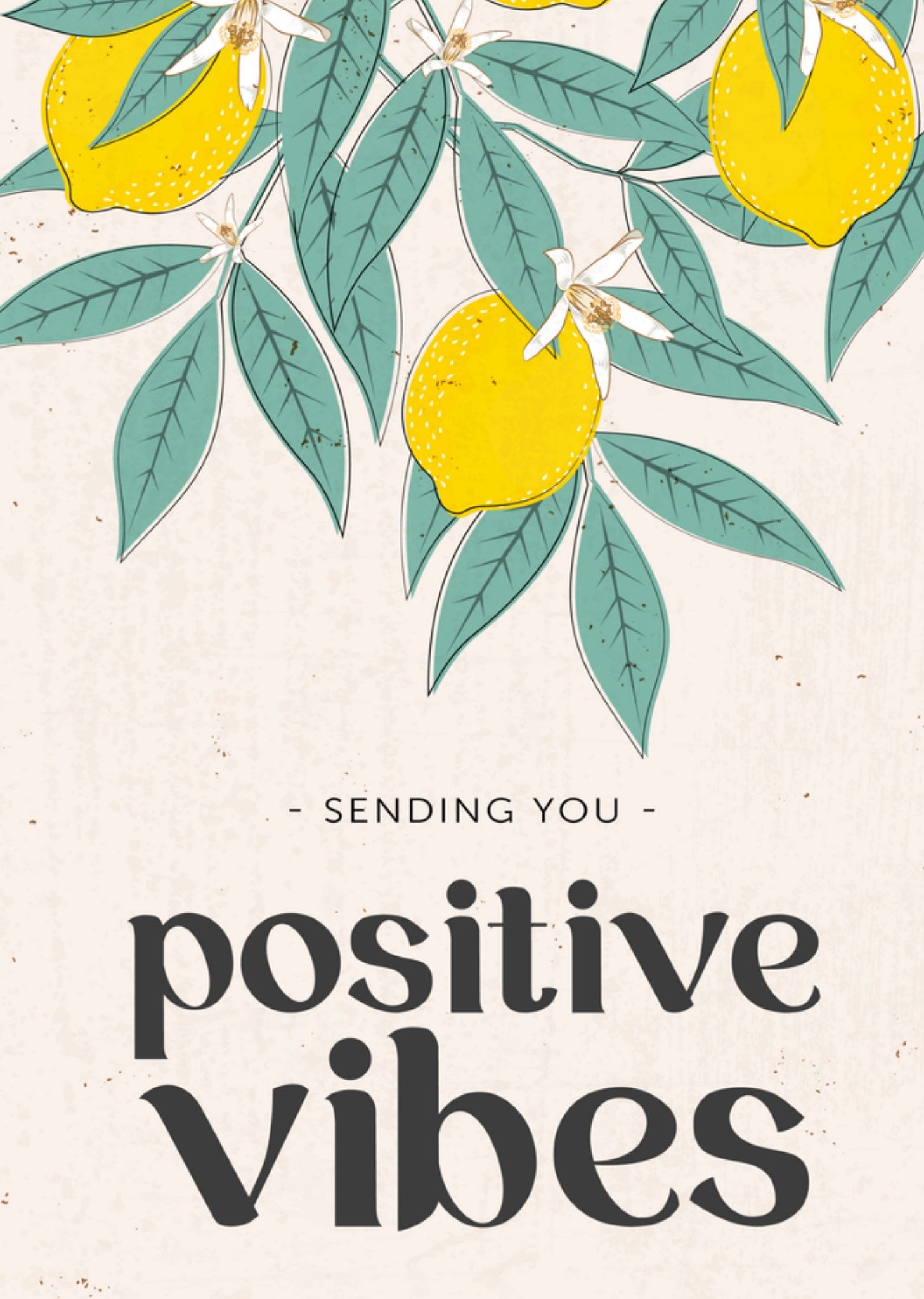 Valentijnskaart Positive vibes Kaart Melolelo