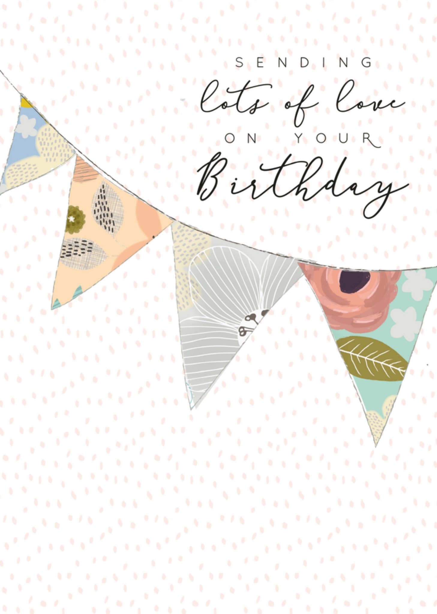 Verjaardagskaart Lots of love Kaart TMS