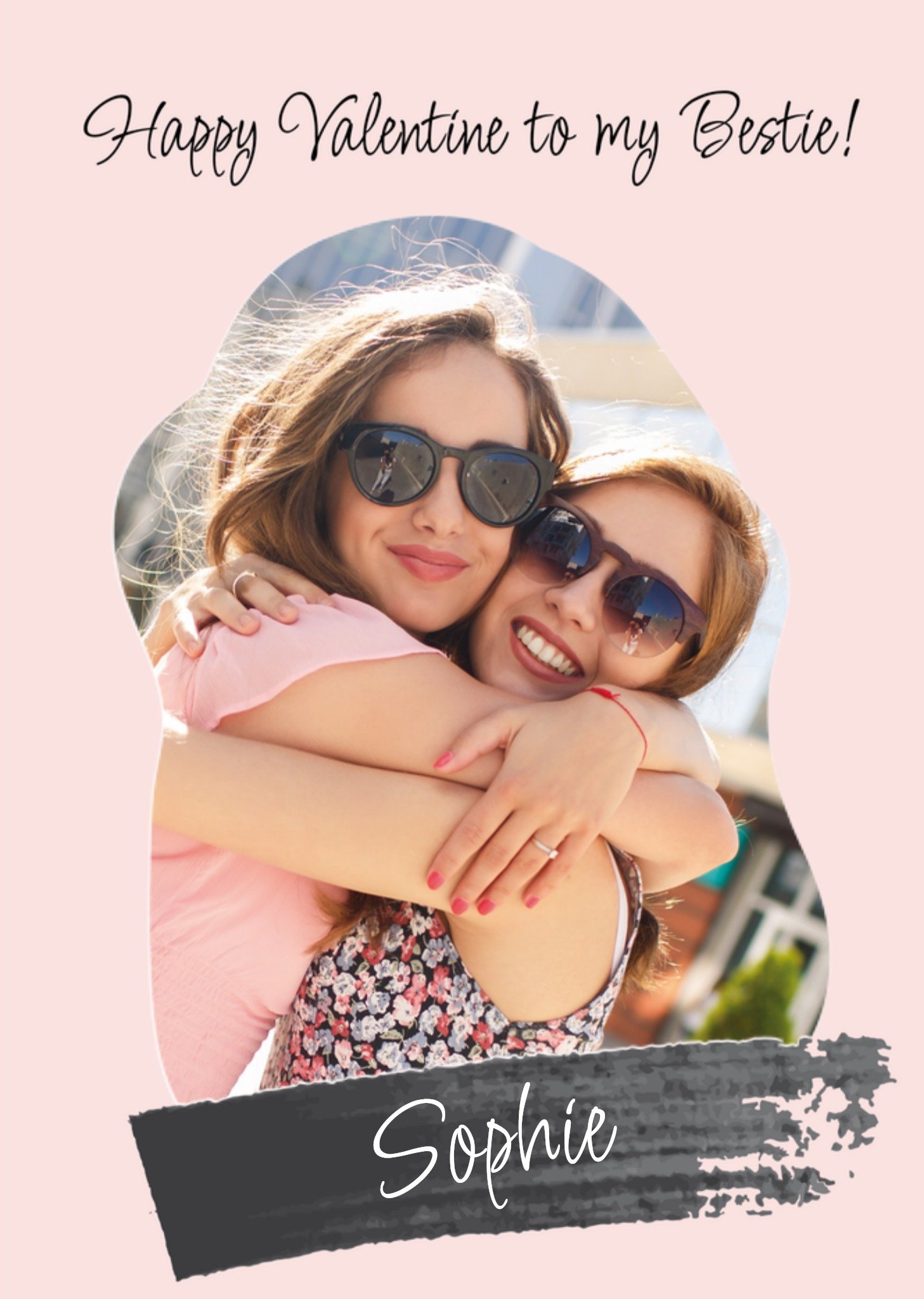 Valentijnskaart My bestie Kaart Tsjip