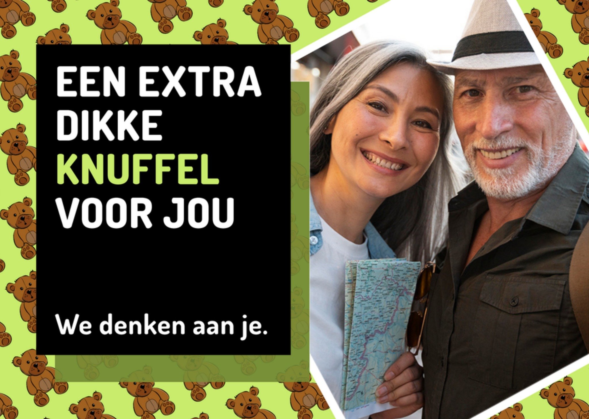 Denken aan kaart fotokaart Kaart Love Repeat