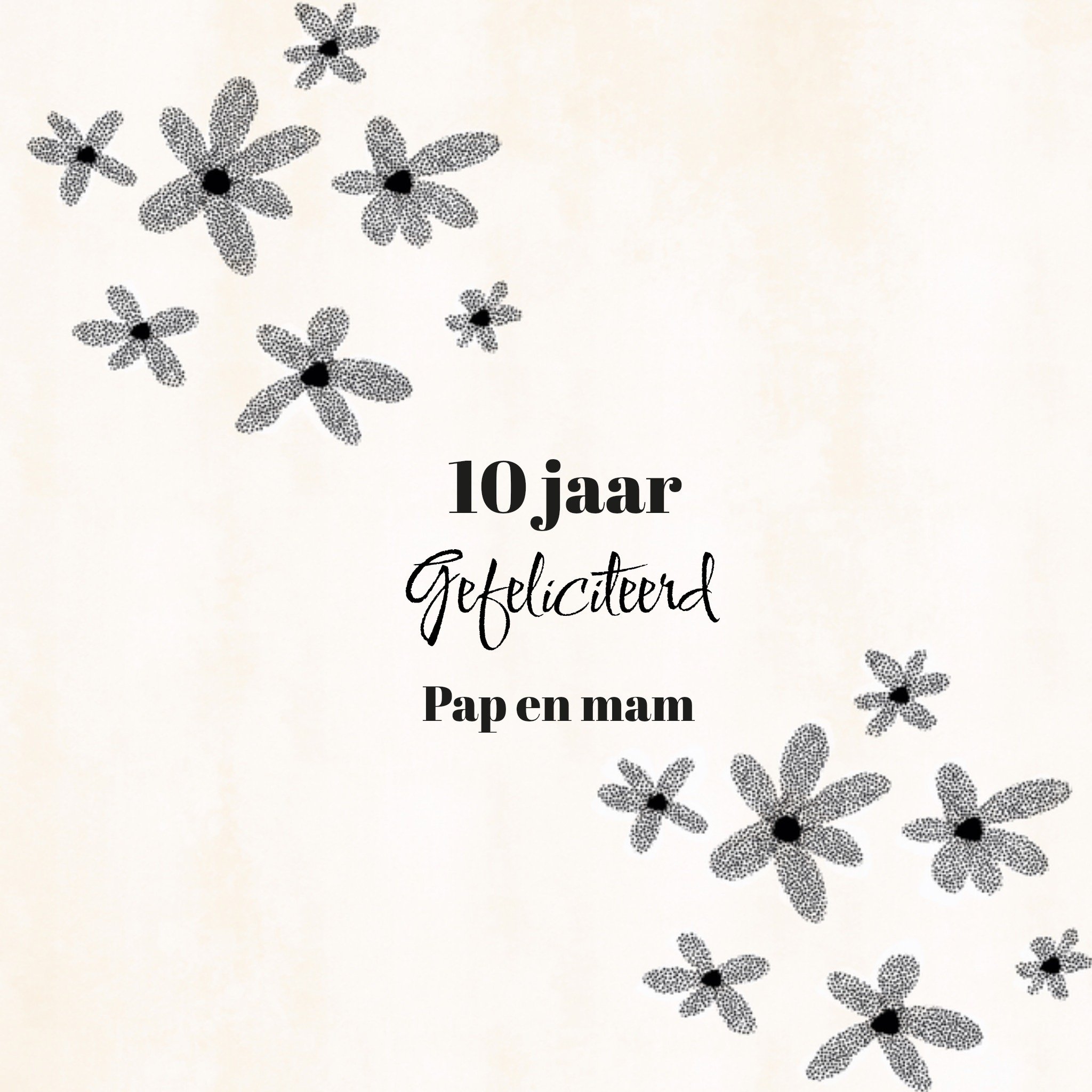 Greetz Huwelijkskaart Jubileum Ouders Vierkant