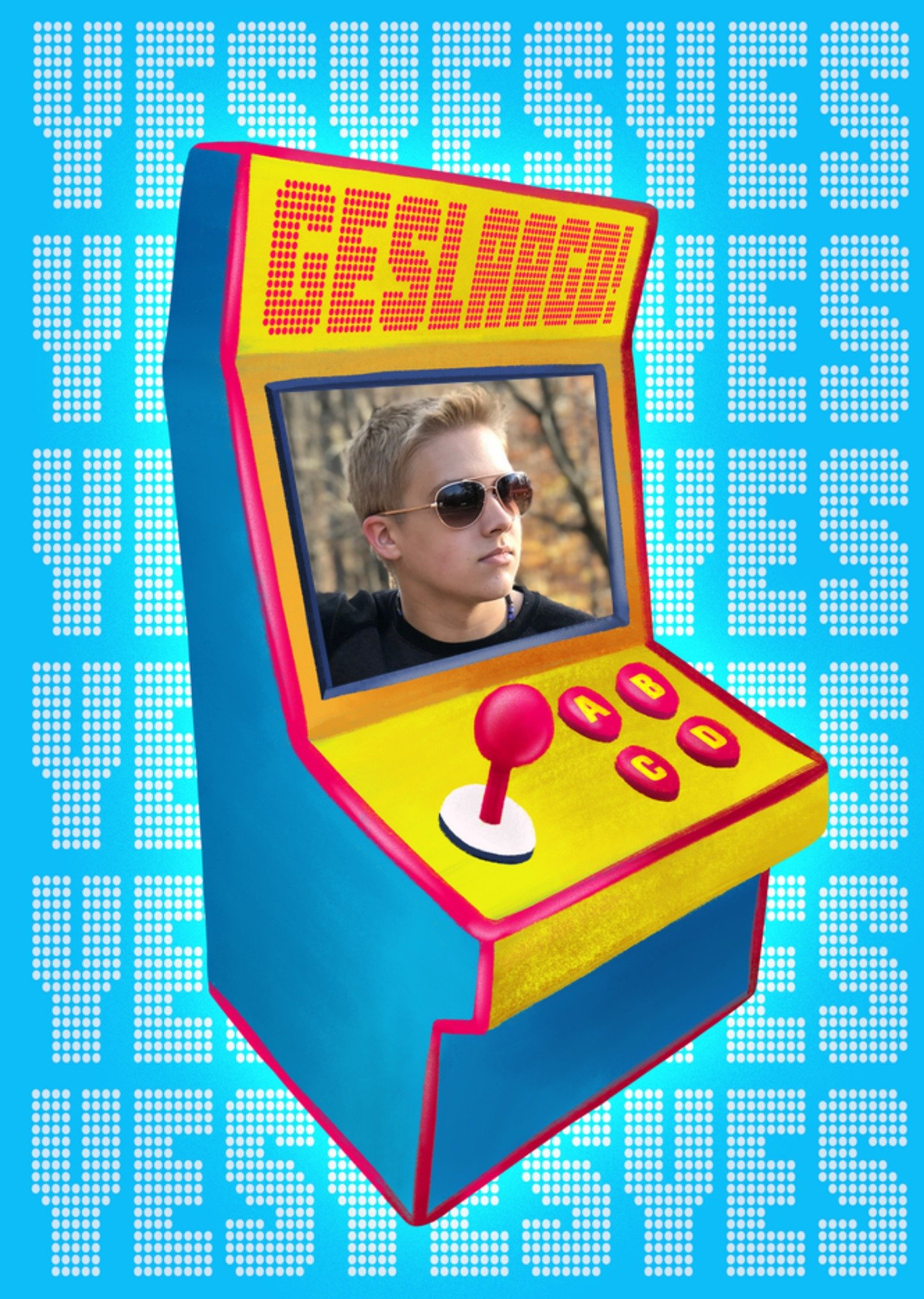 Geslaagdkaart YES YES YES Met foto Kaart Fishuals