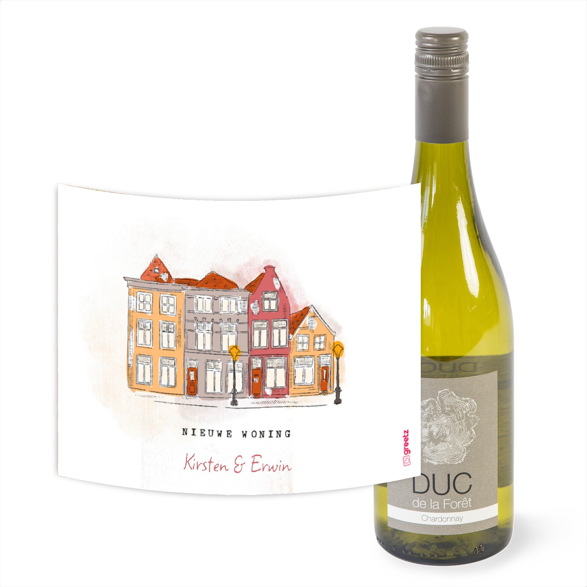 Duc de la Forêt | Duc de la Foret | Chardonnay | Nieuw stekkie met eigen naam | 750 ml