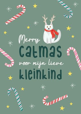 Greetz | Kerstkaart | Catmas | Lieve kleinkind
