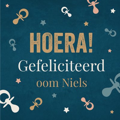 Papercute | Geboortekaart | Speen