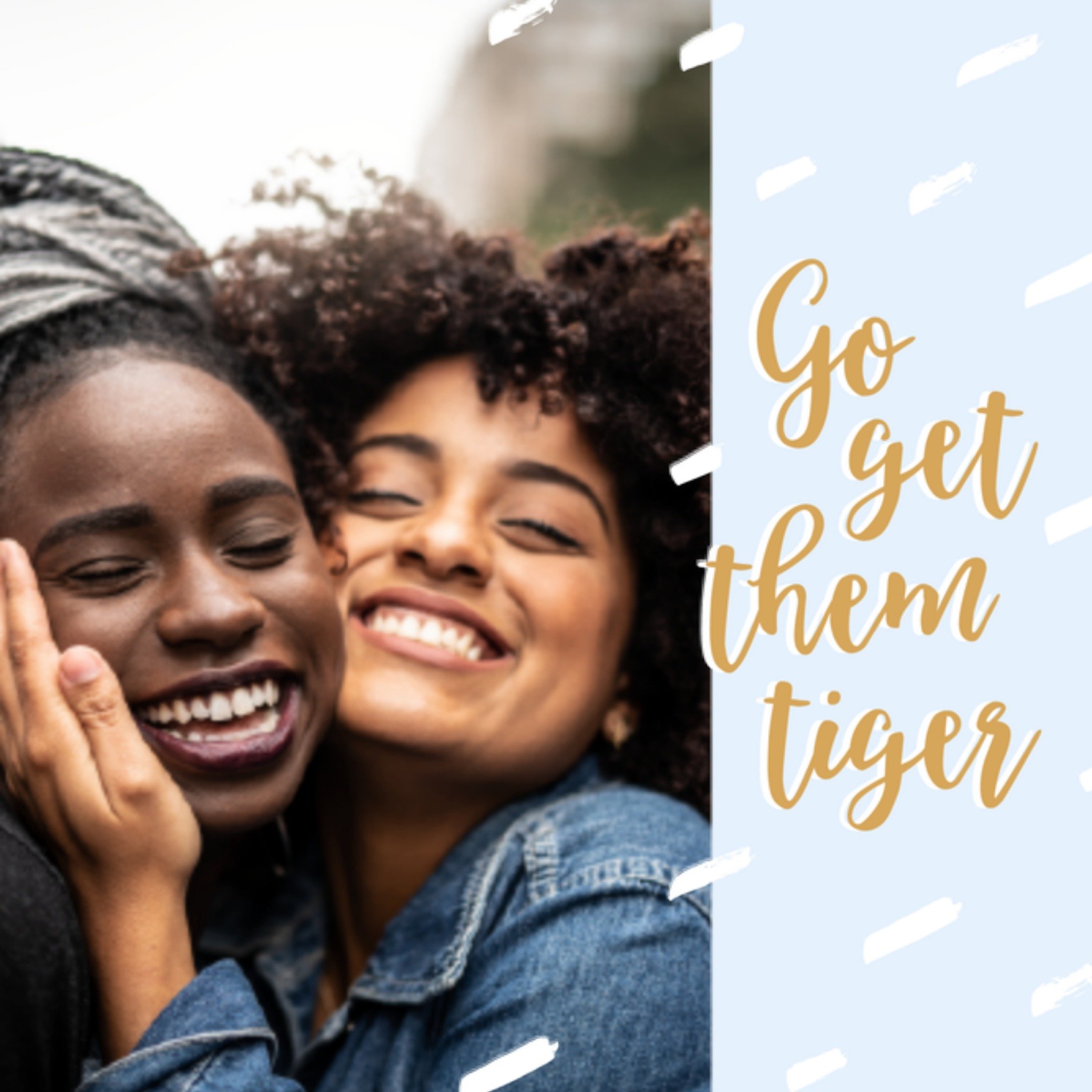 Greetz Succeskaart fotokaart Vierkant