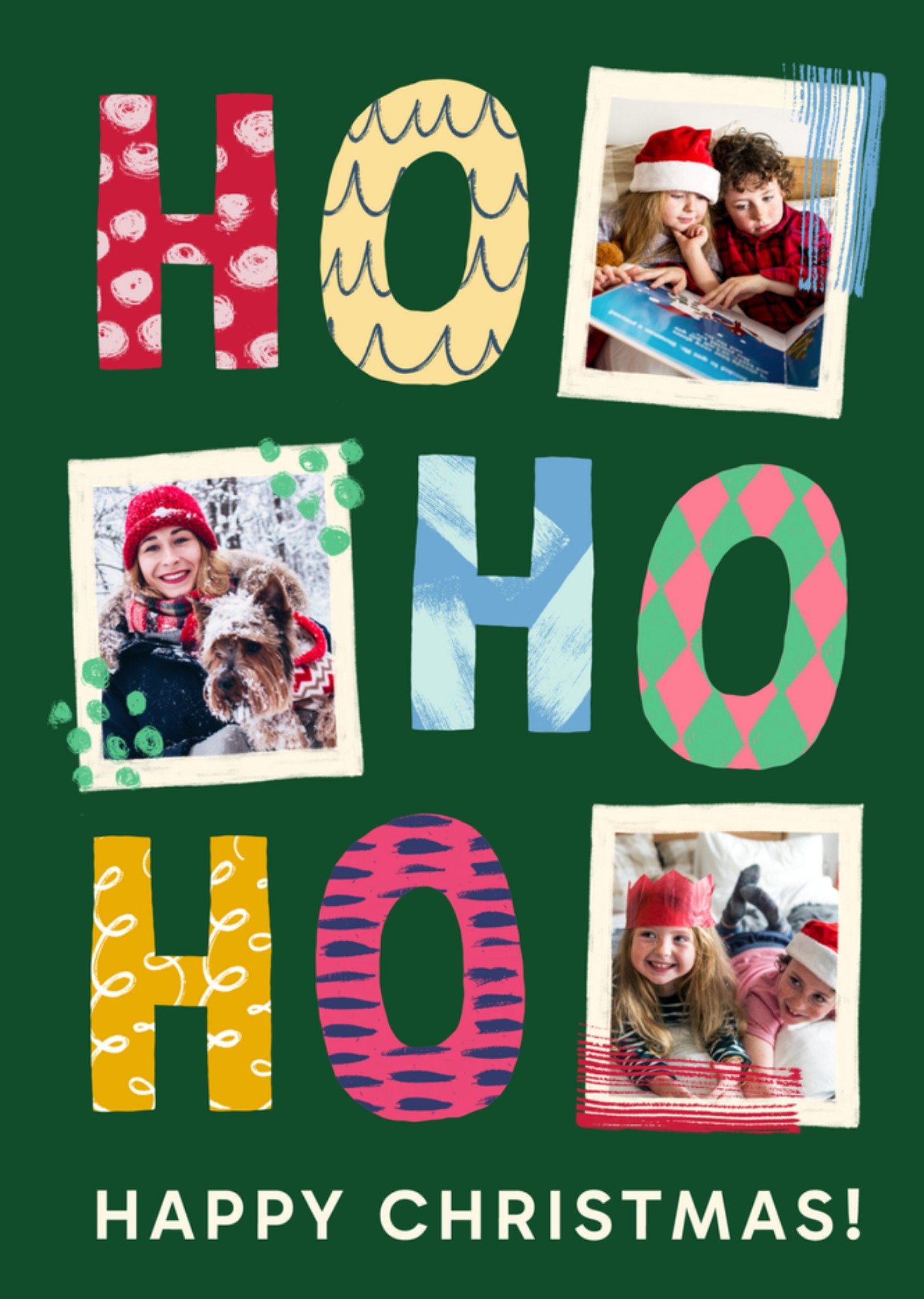 Greetz Kerstkaart Ho ho ho Standard Card