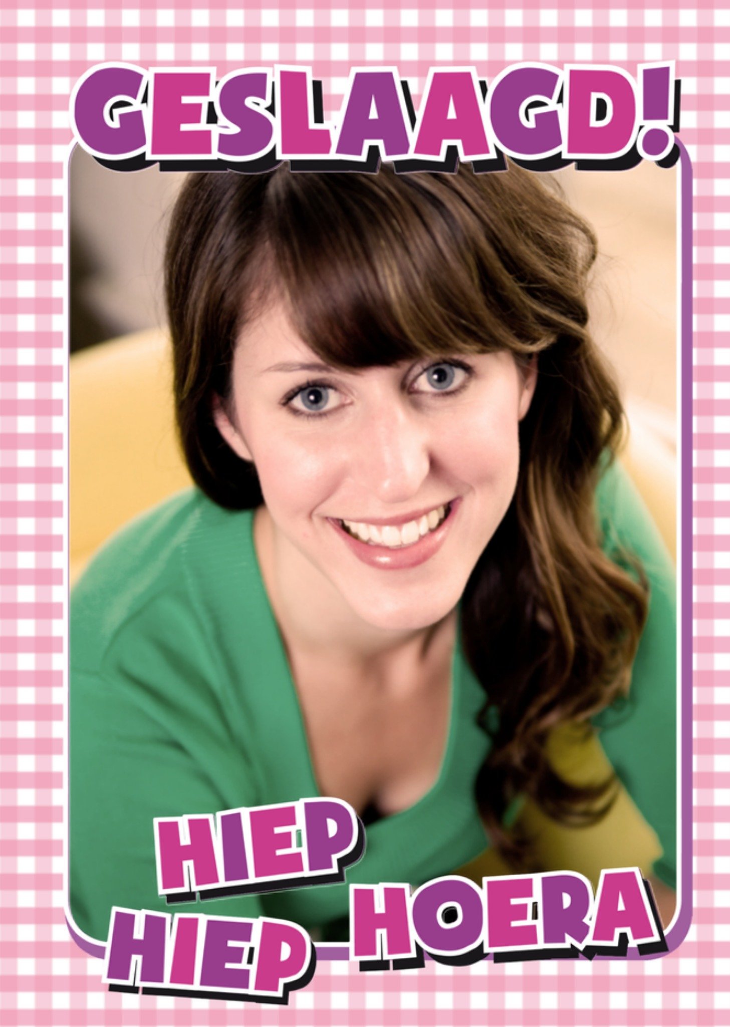 Geslaagd kaart fotokaart Kaart Paperclip