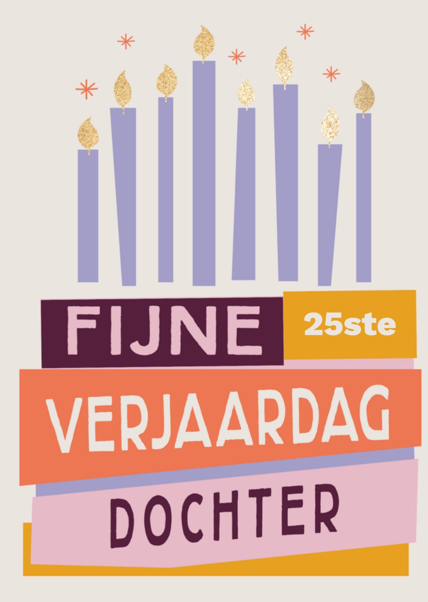 Verjaardag Taart Dochter Kaart Greetz