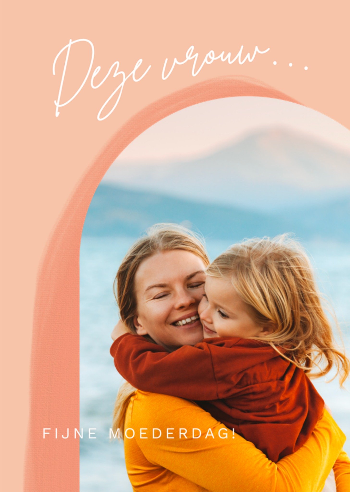 Moederdagkaart Deze vrouw. Fijne Moederdag Fotokaart Kaart Greetz