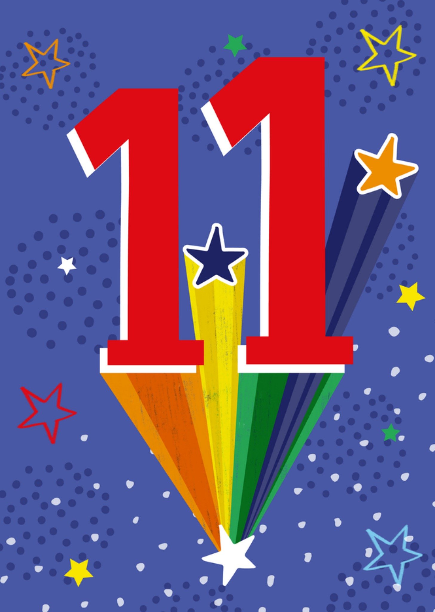 Verjaardagskaart 11 jaar Kaart TMS