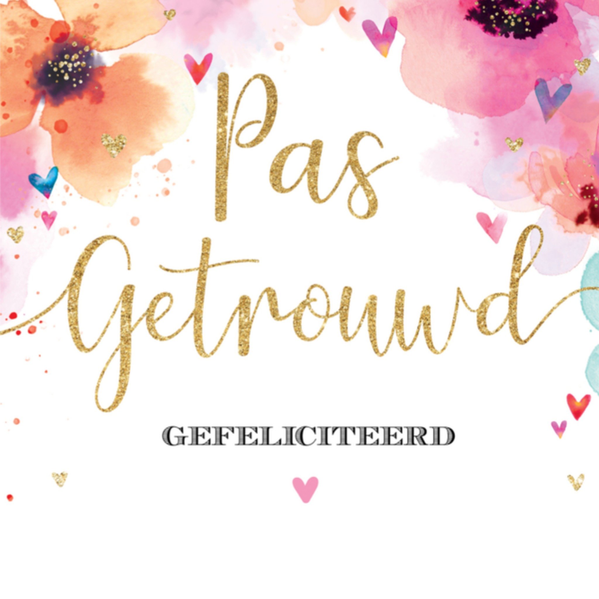 Abacus Cards Abacus Huwelijkskaart pas getrouwd Vierkant