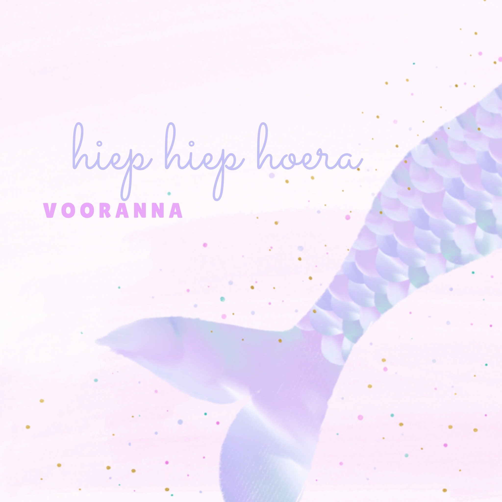 Greetz Verjaardagskaart Zeemeermin Vierkant