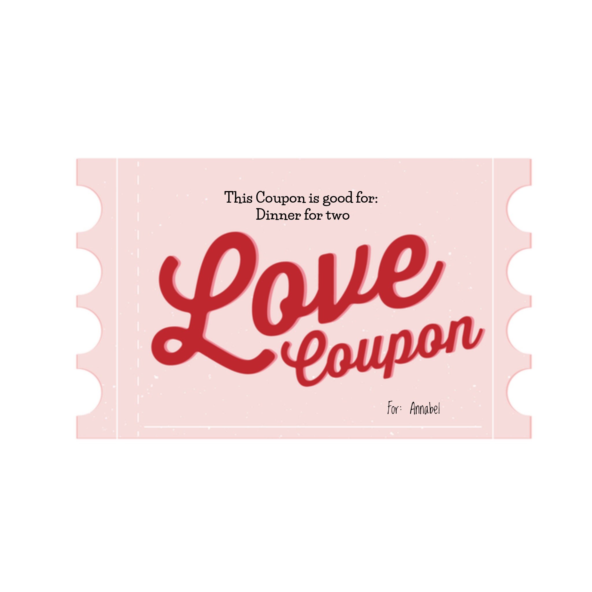 Greetz Valentijnskaart Love coupon Vierkant
