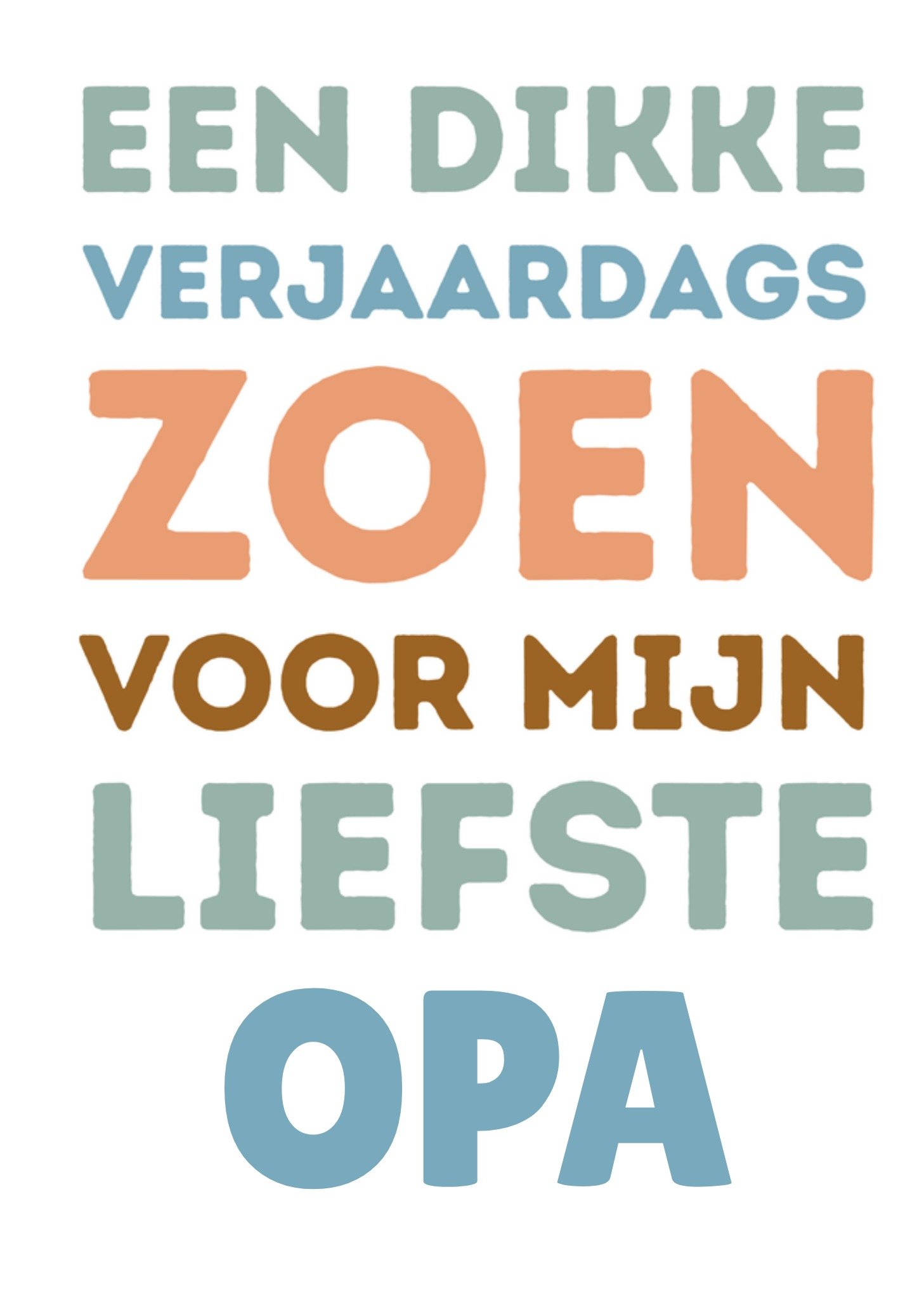 Greetz Verjaardagskaart Opa Standard Card