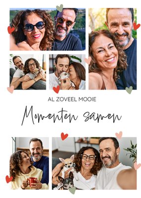 Greetz | Jubileum kaart | Al Zoveel Mooie Momenten Samen | Aanpasbare fotos