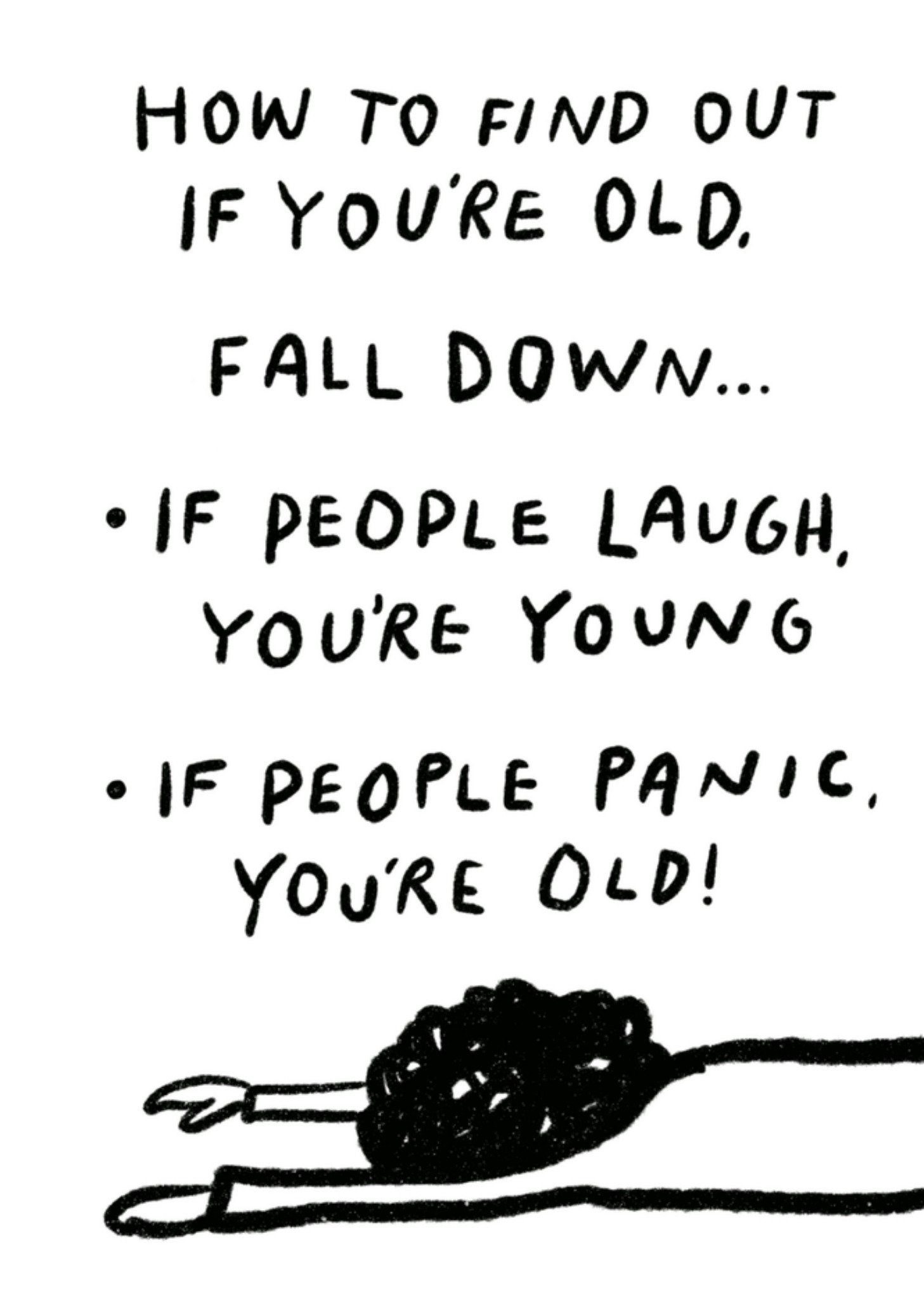 Verjaardagskaart oud grappig Kaart Pigment