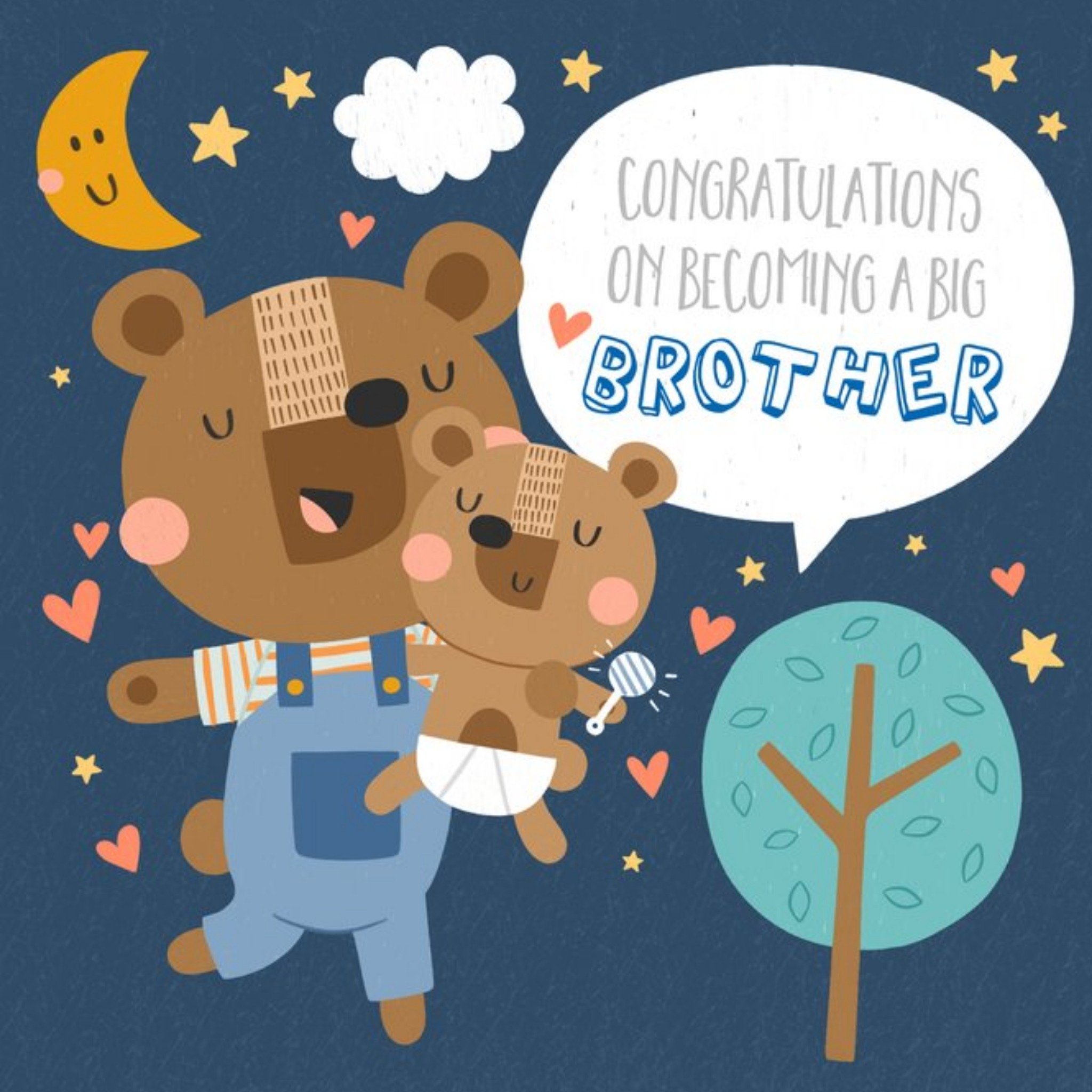 Greetz Geboortekaart Big brother Vierkant